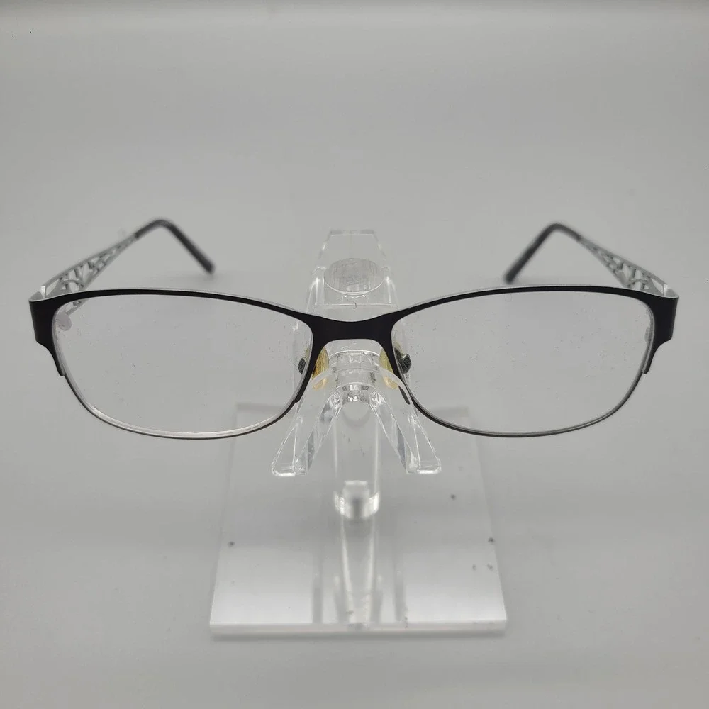 Wittnauer Hazel Brown Rectangular Eyeglass Frames Filigree Temples 52-14-135